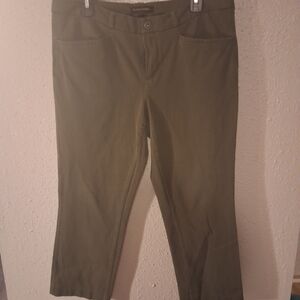 Banana Republic Straight Leg Olive Jeans
